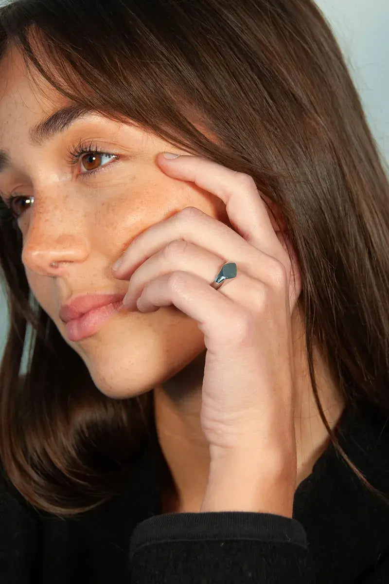 Customizable Rhombus Ring (pinky)