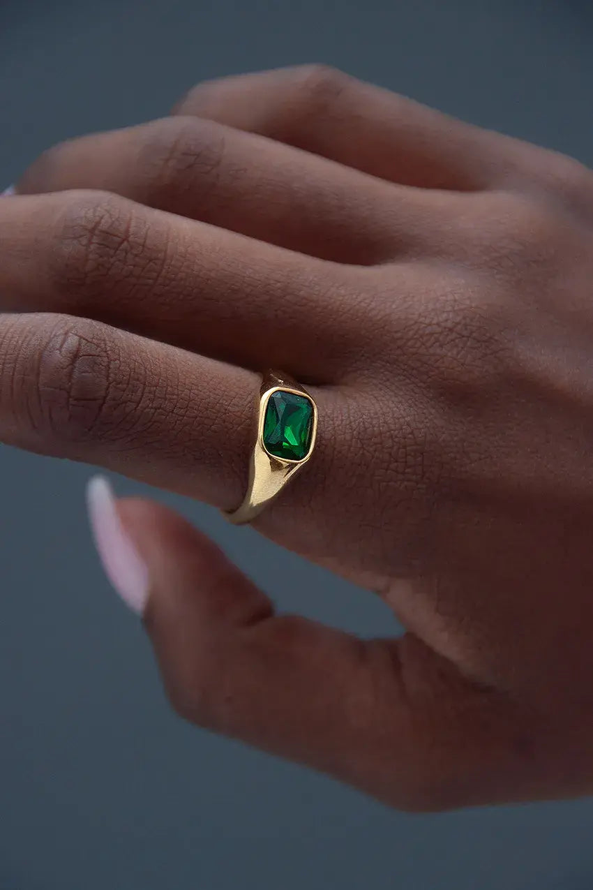 Bague Rectangle Couleur