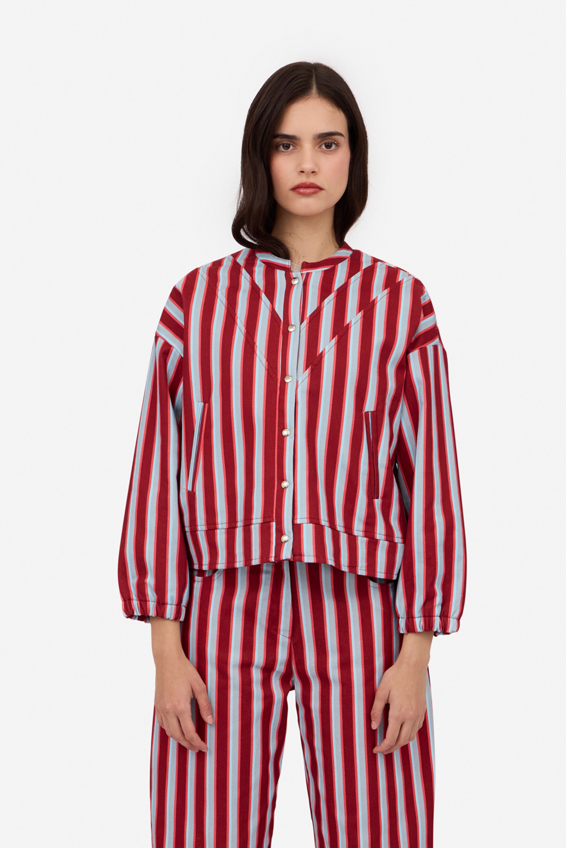 Bomber Burgundy Blue