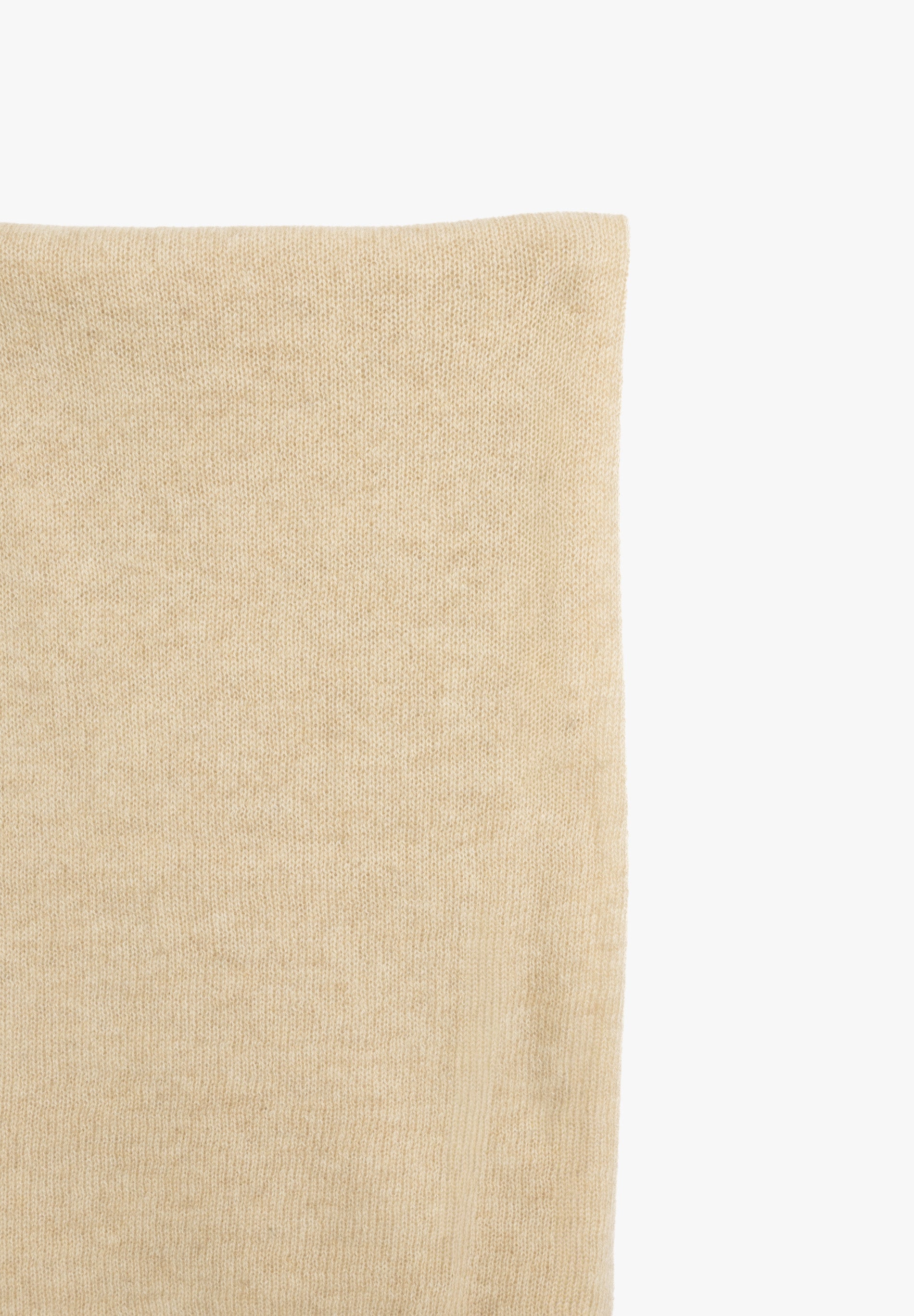 100% Cashmere Beige Scarf
