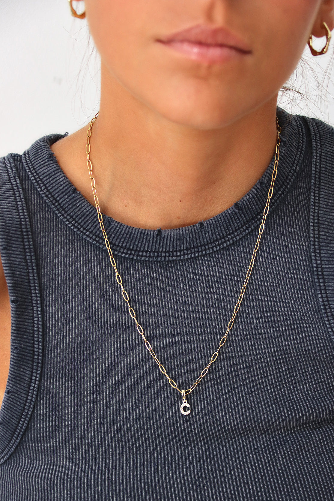 Chain + Letter Charms