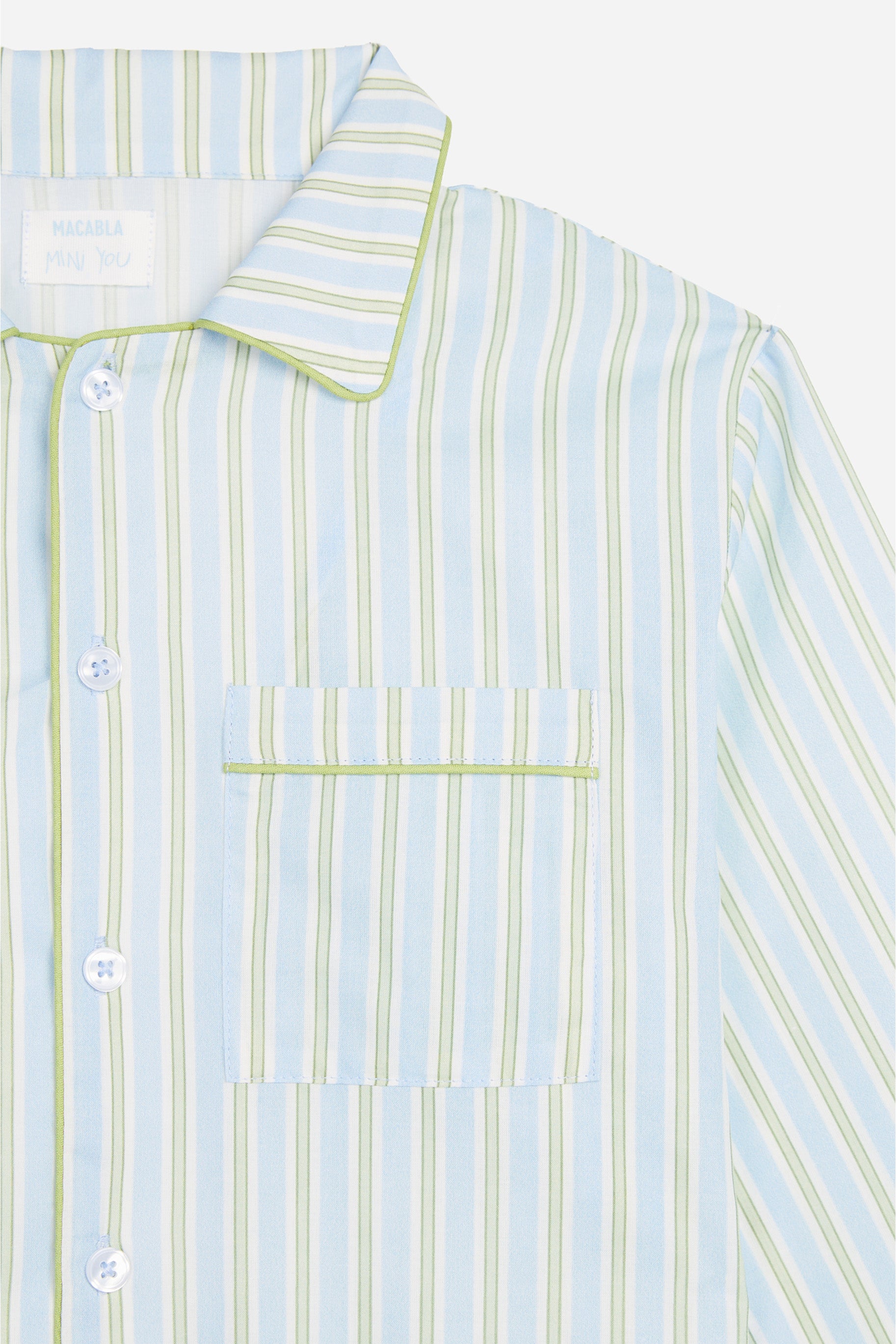 Kids Striped Blue Pyjamas