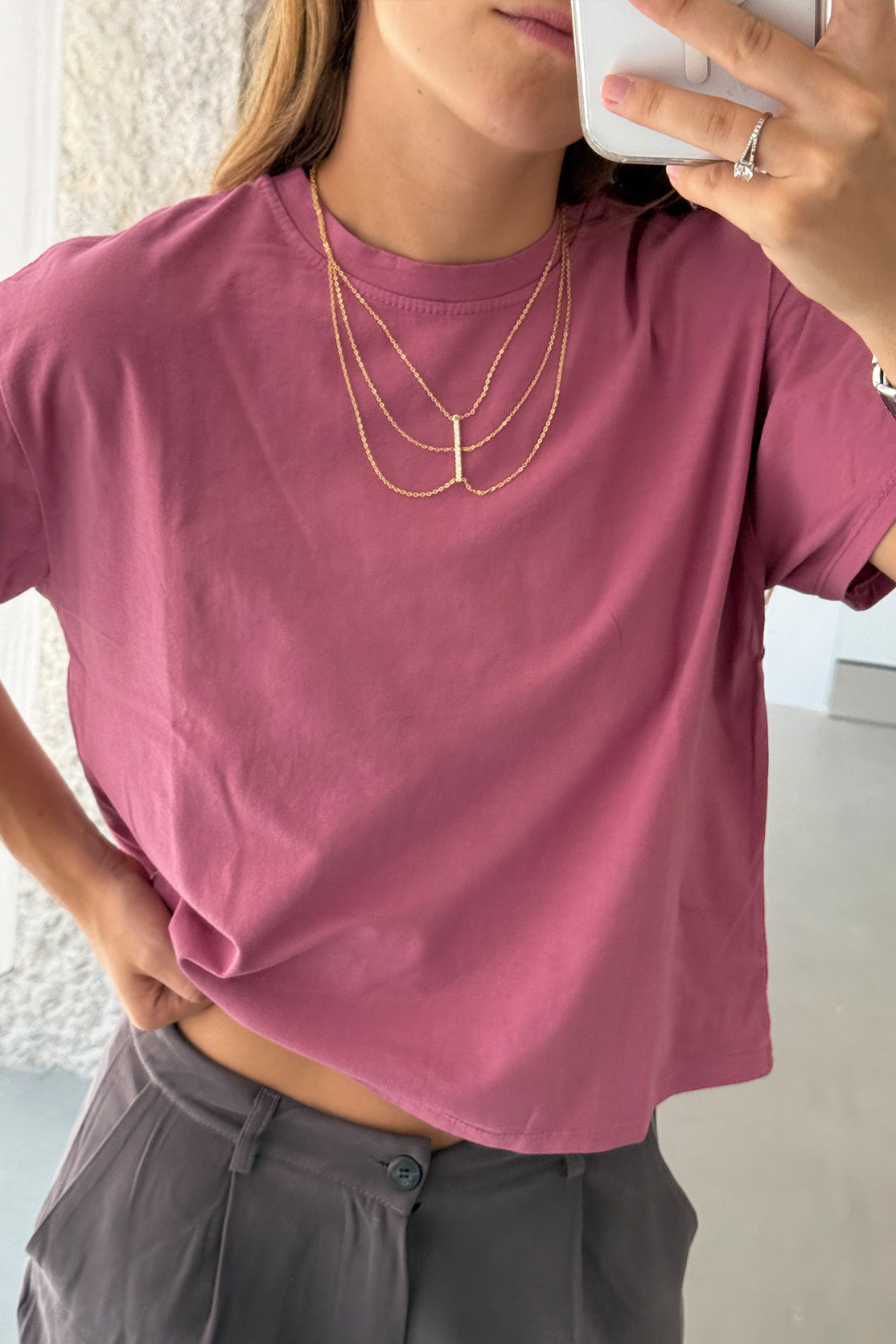 Basic Mauve T-shirt