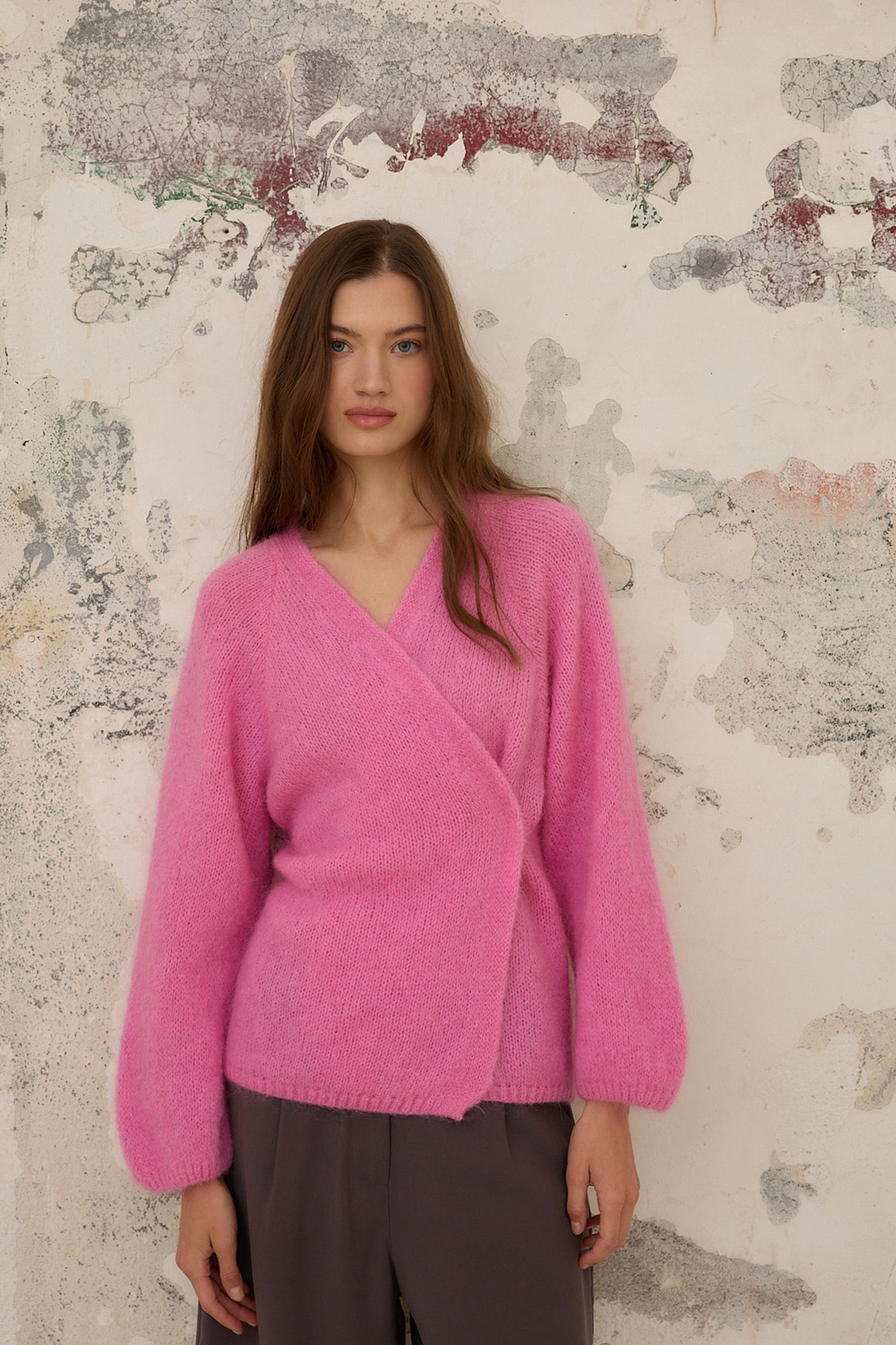 Cárdigan Rosa