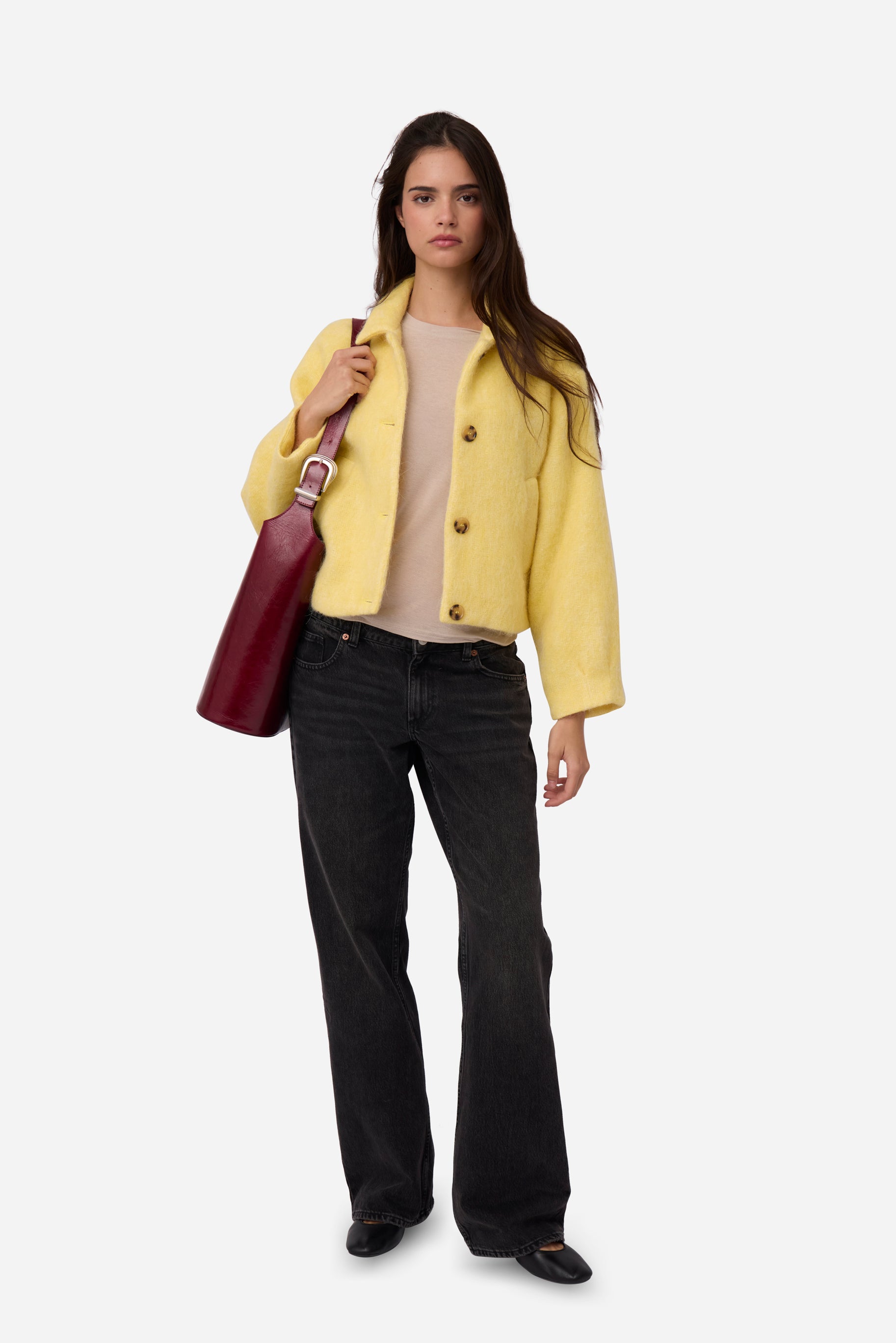 Chaqueta Alpaca Amarillo