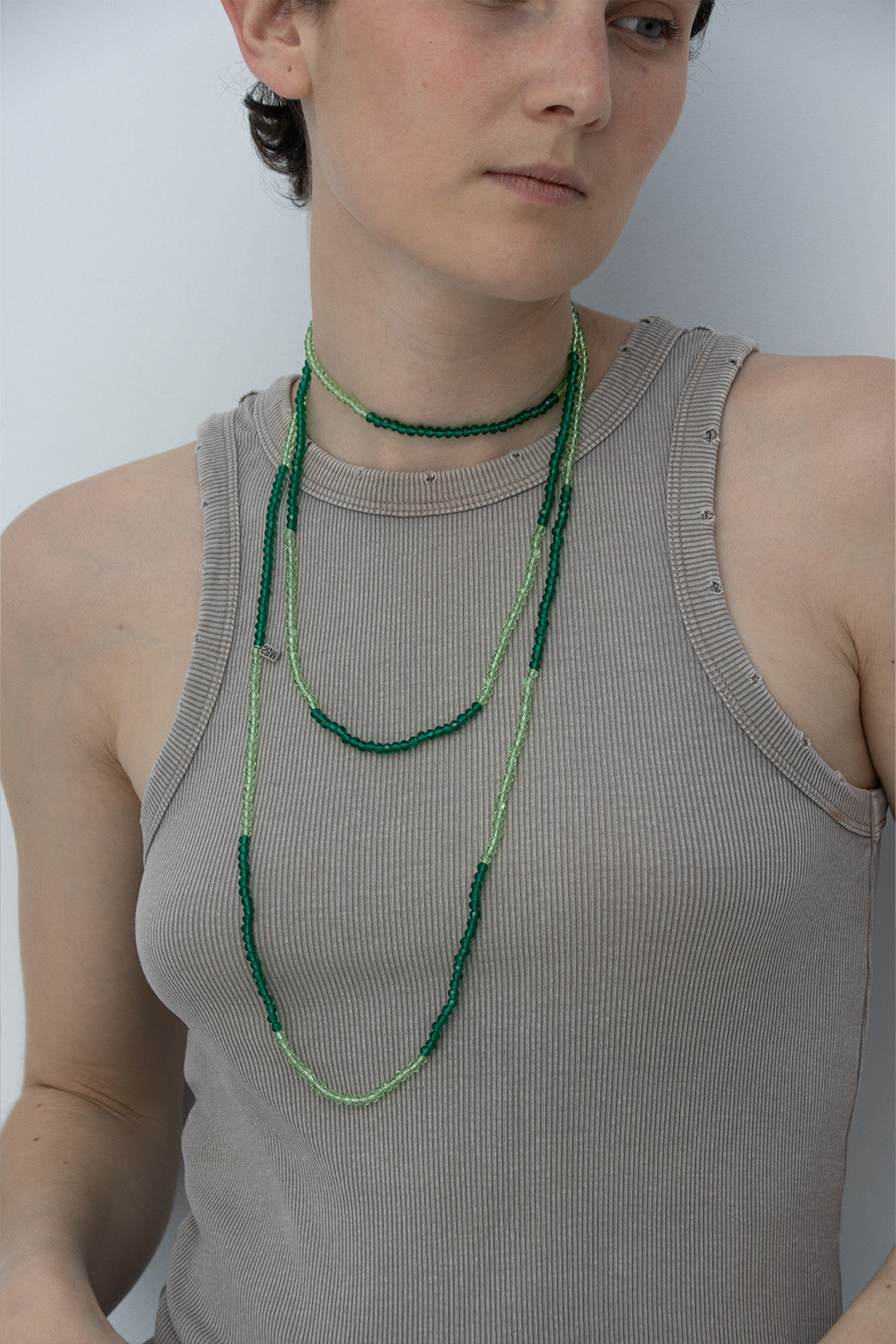 Gatsby Green Necklace