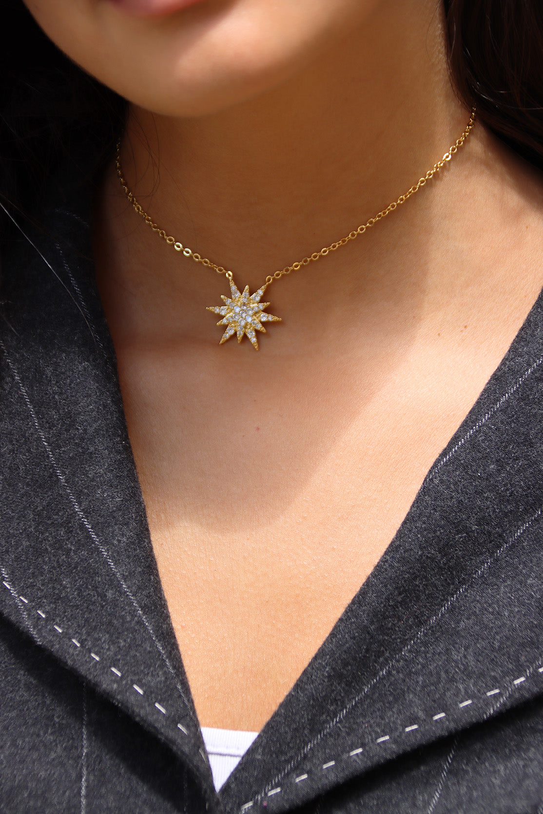 White Star Necklace