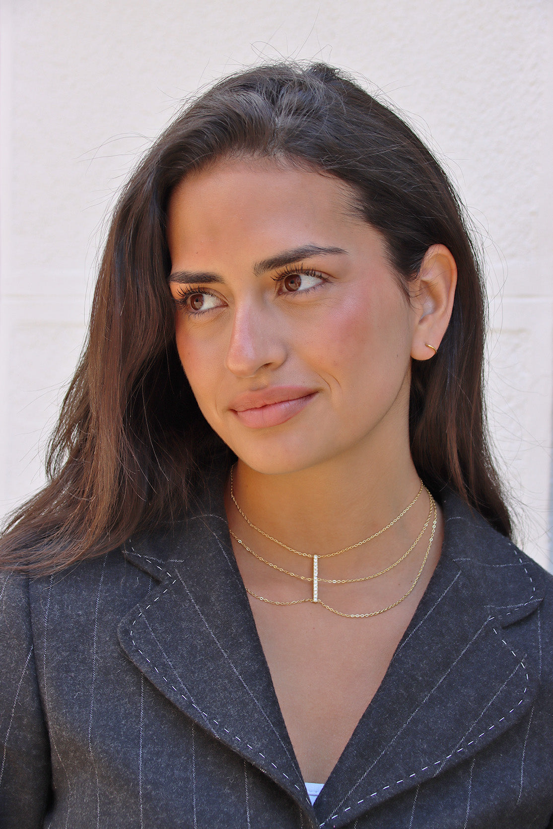 Collier à triple barre