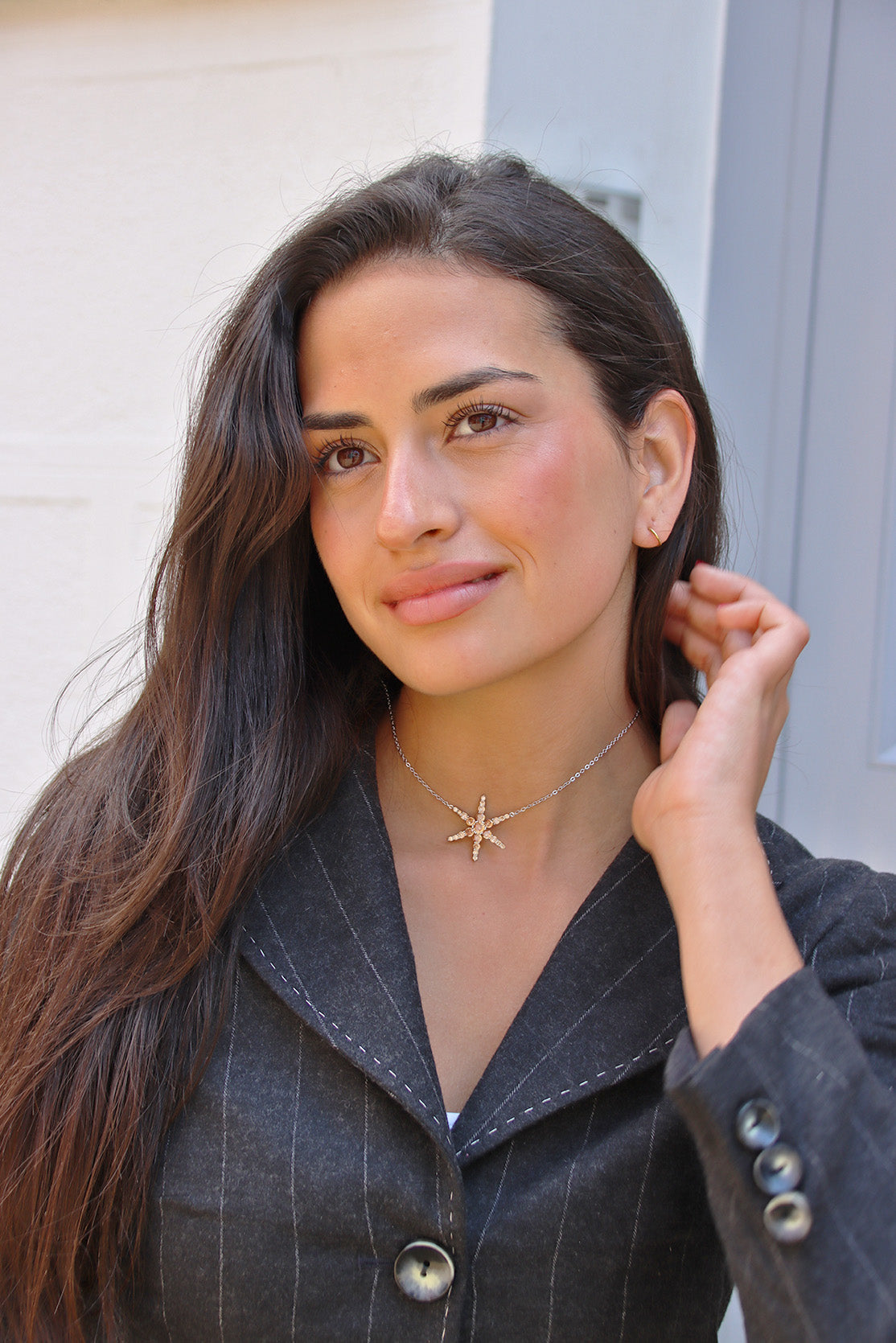 Brown Star Necklace