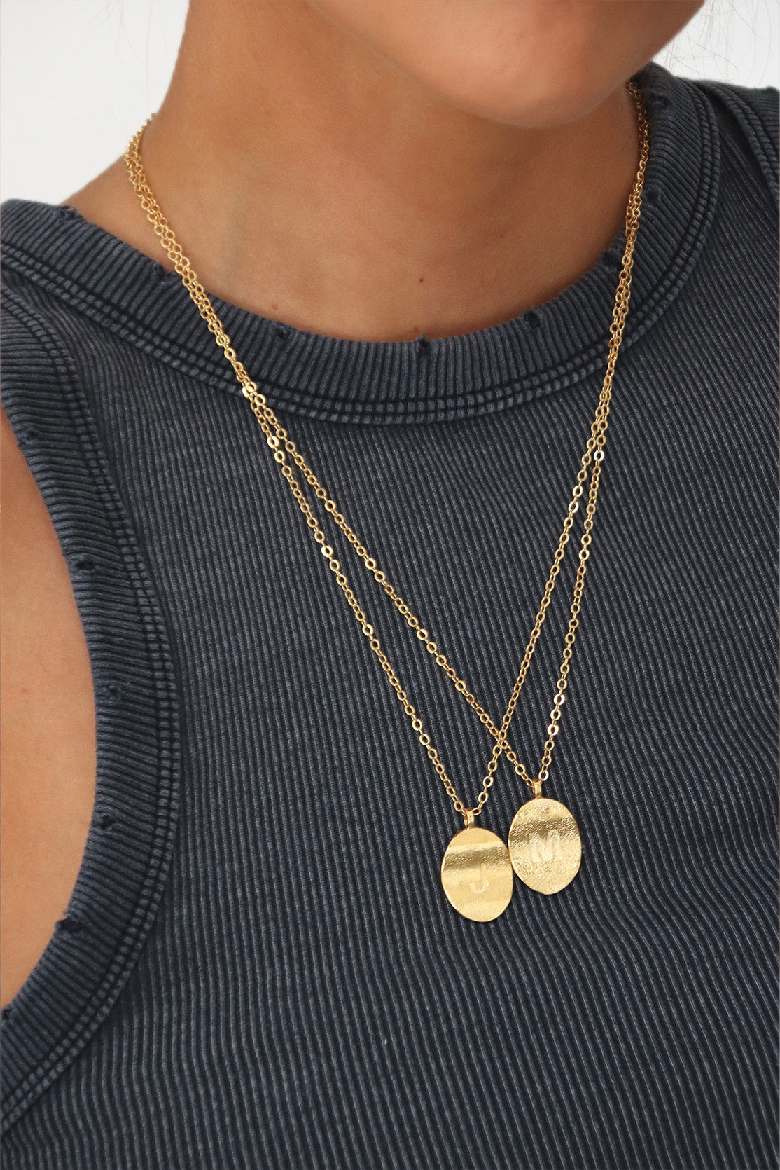Irregular H Necklace
