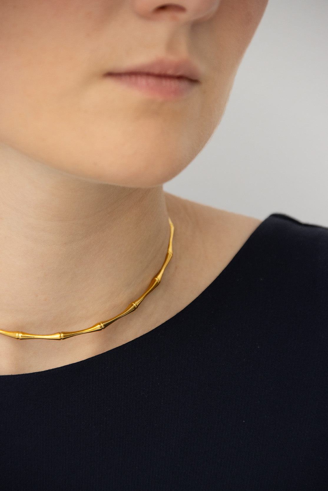 Rigid Bamboo Necklace