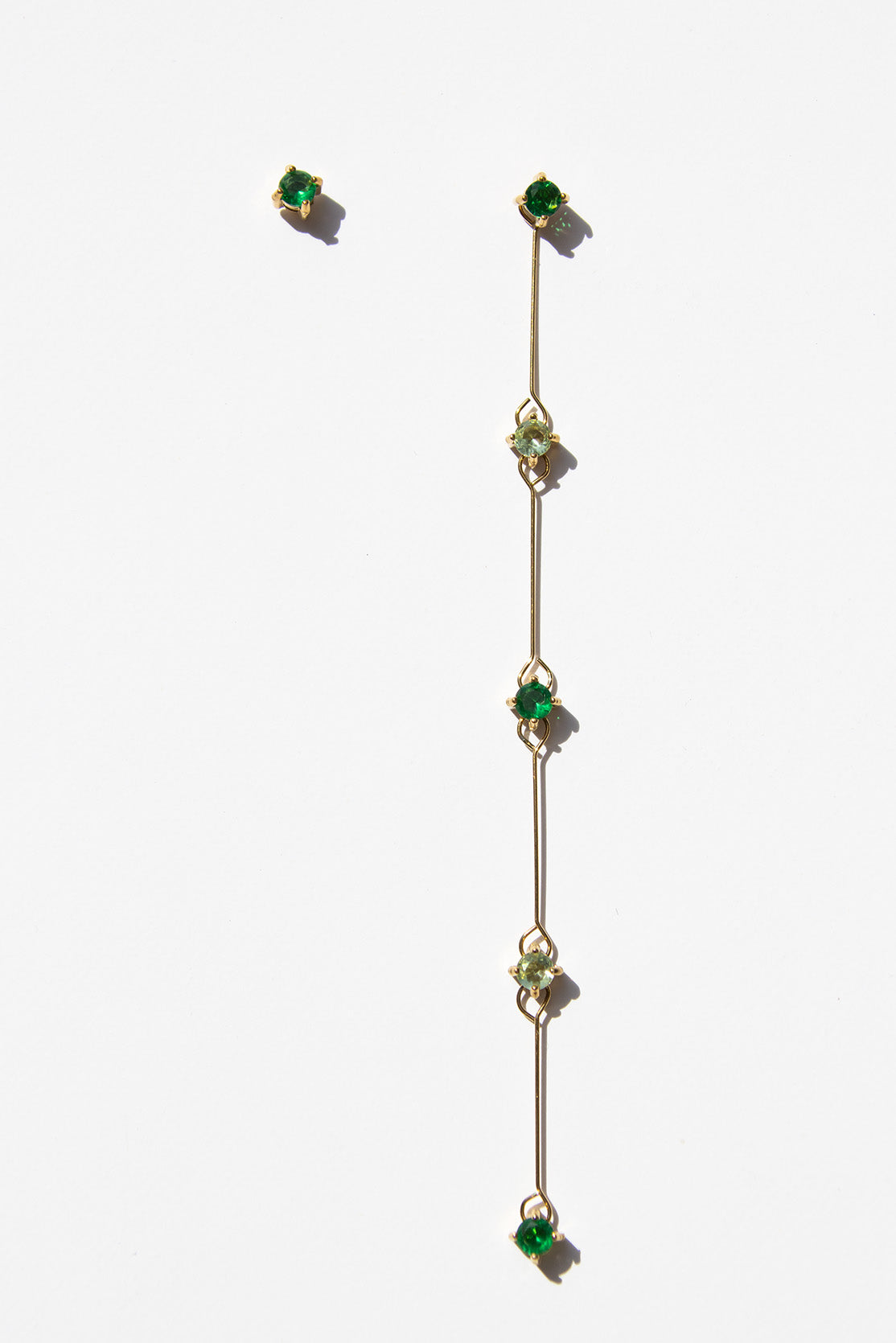 Green Detachable Earrings (pair)