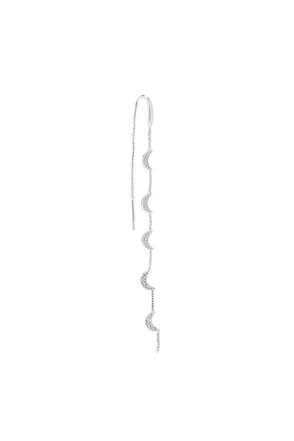 Boucle d'oreille Double Lune