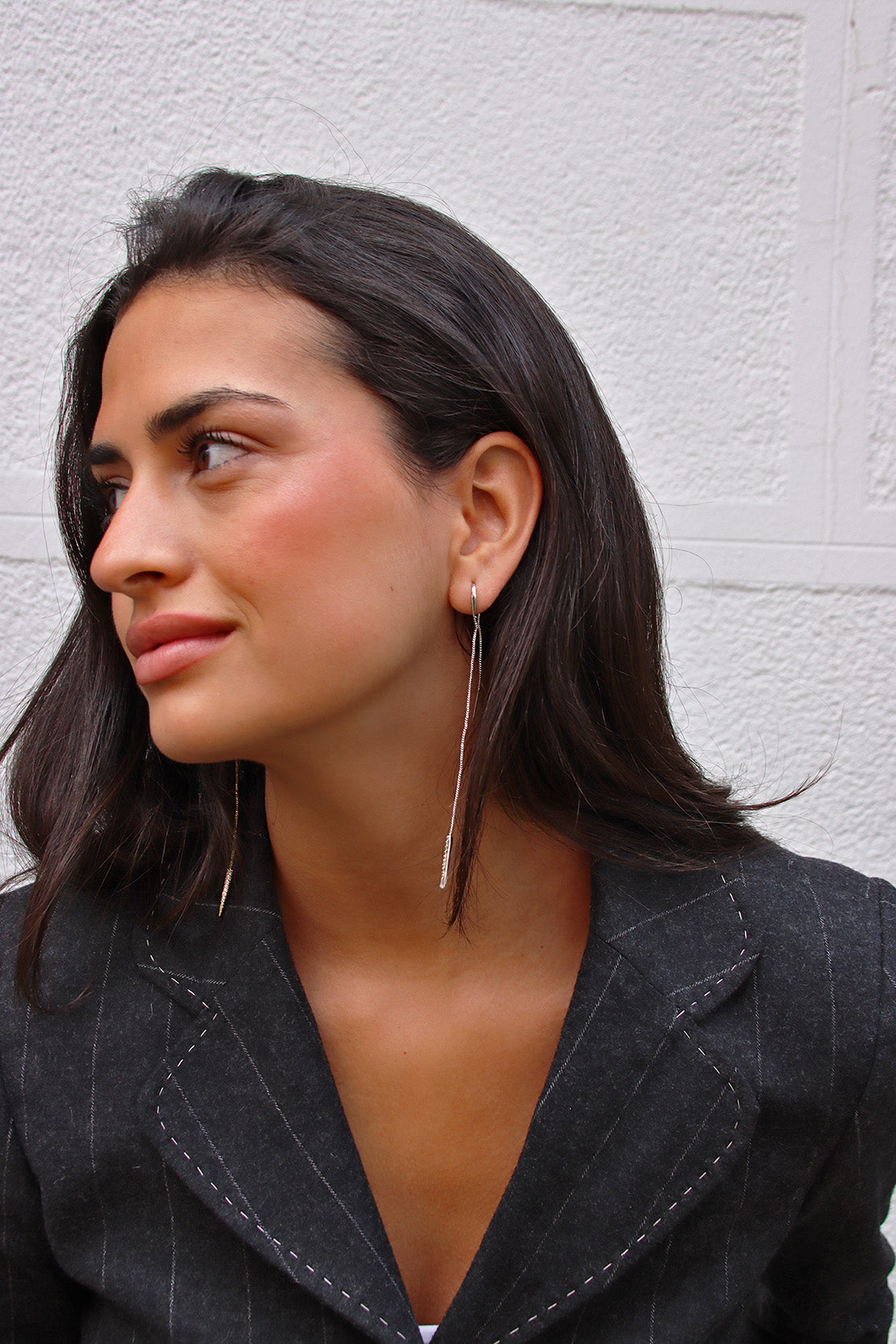 Double Chain Flare Earring (unit)