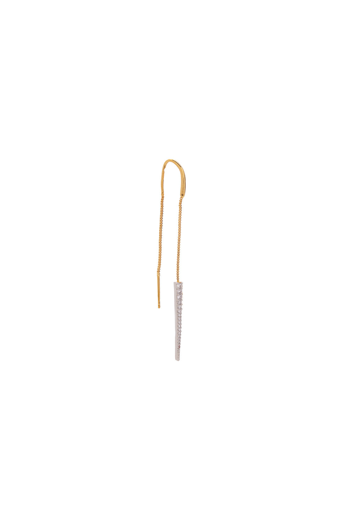 Rock MIX Double Chain Earring (Unit)