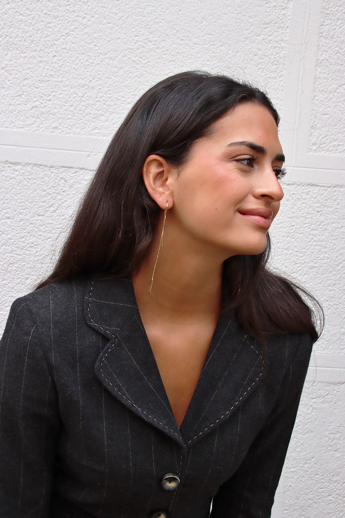 Double Chain Flare Earring (unit)