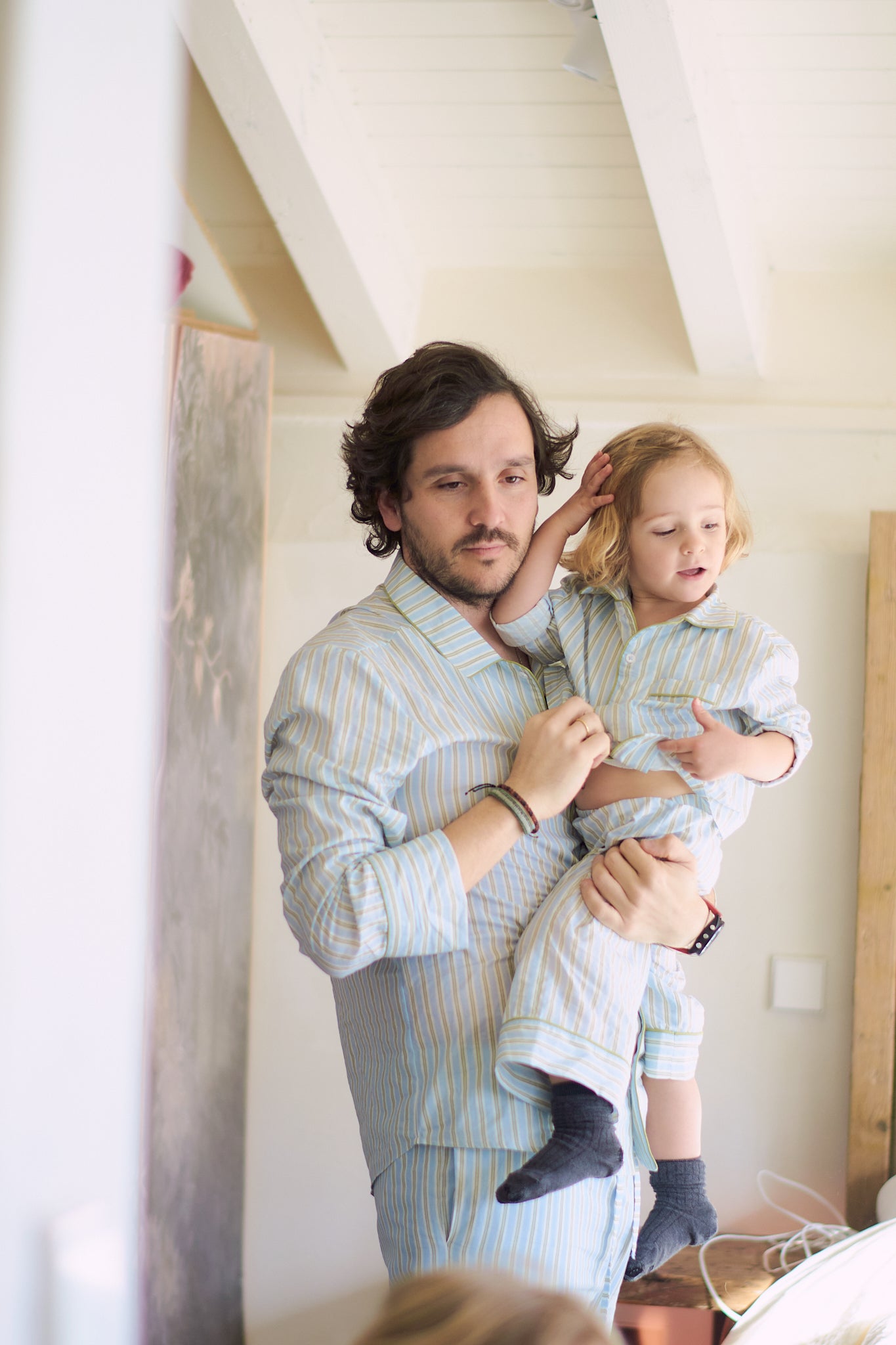 Unisex Blue Striped Pyjamas