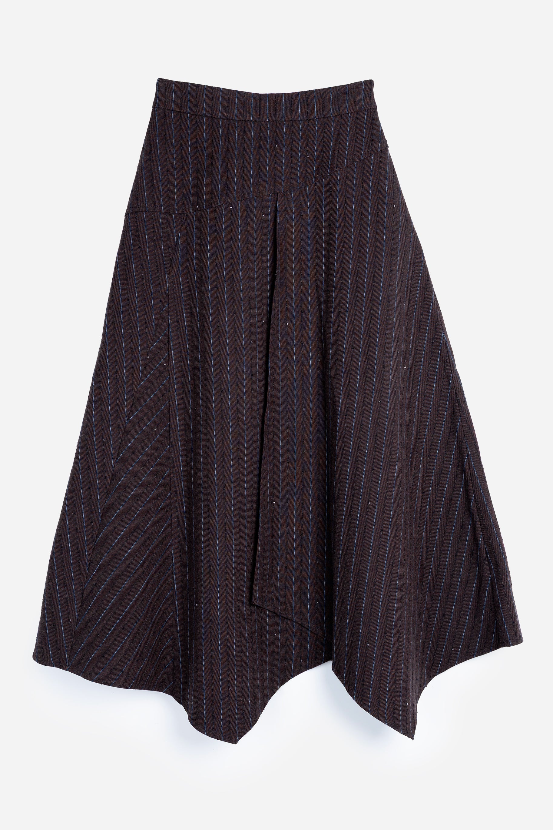 Sequin Striped Skirt