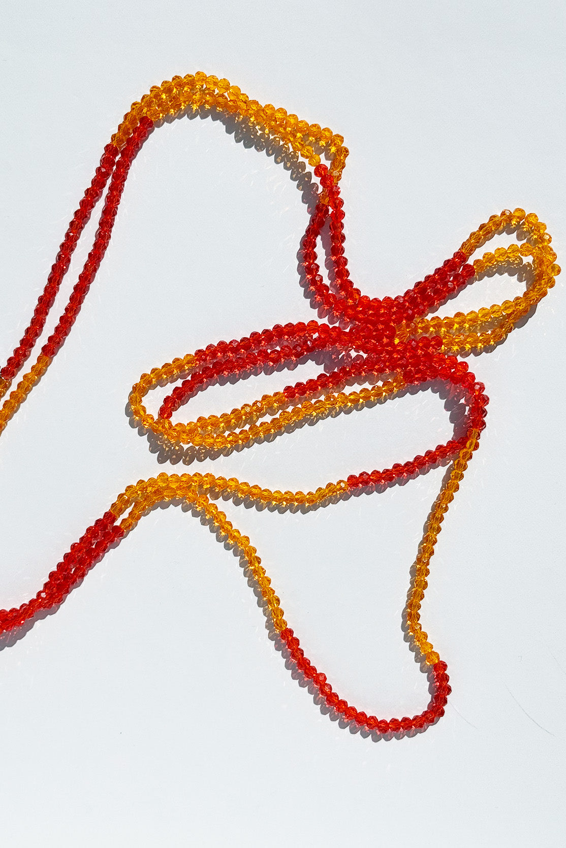 Gatsby Orange Necklace