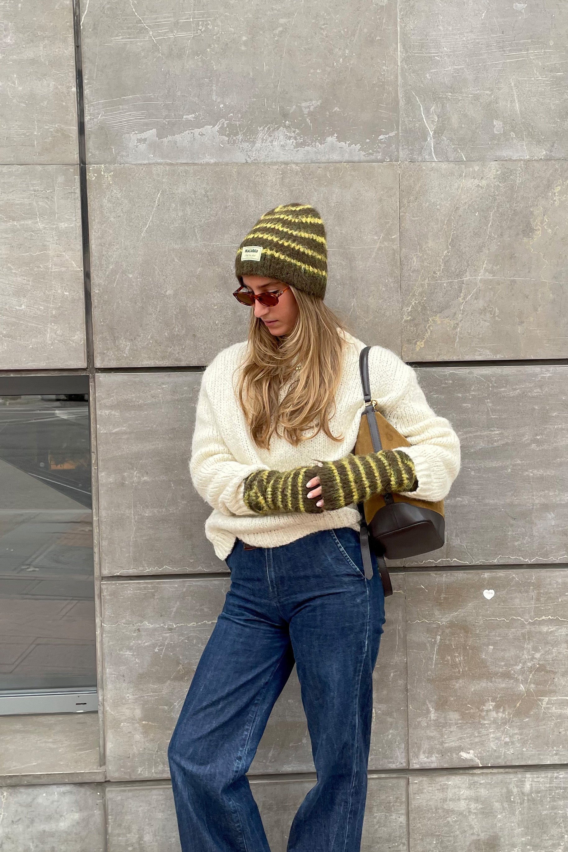 Bonnet Fuzzy Vert et Lime