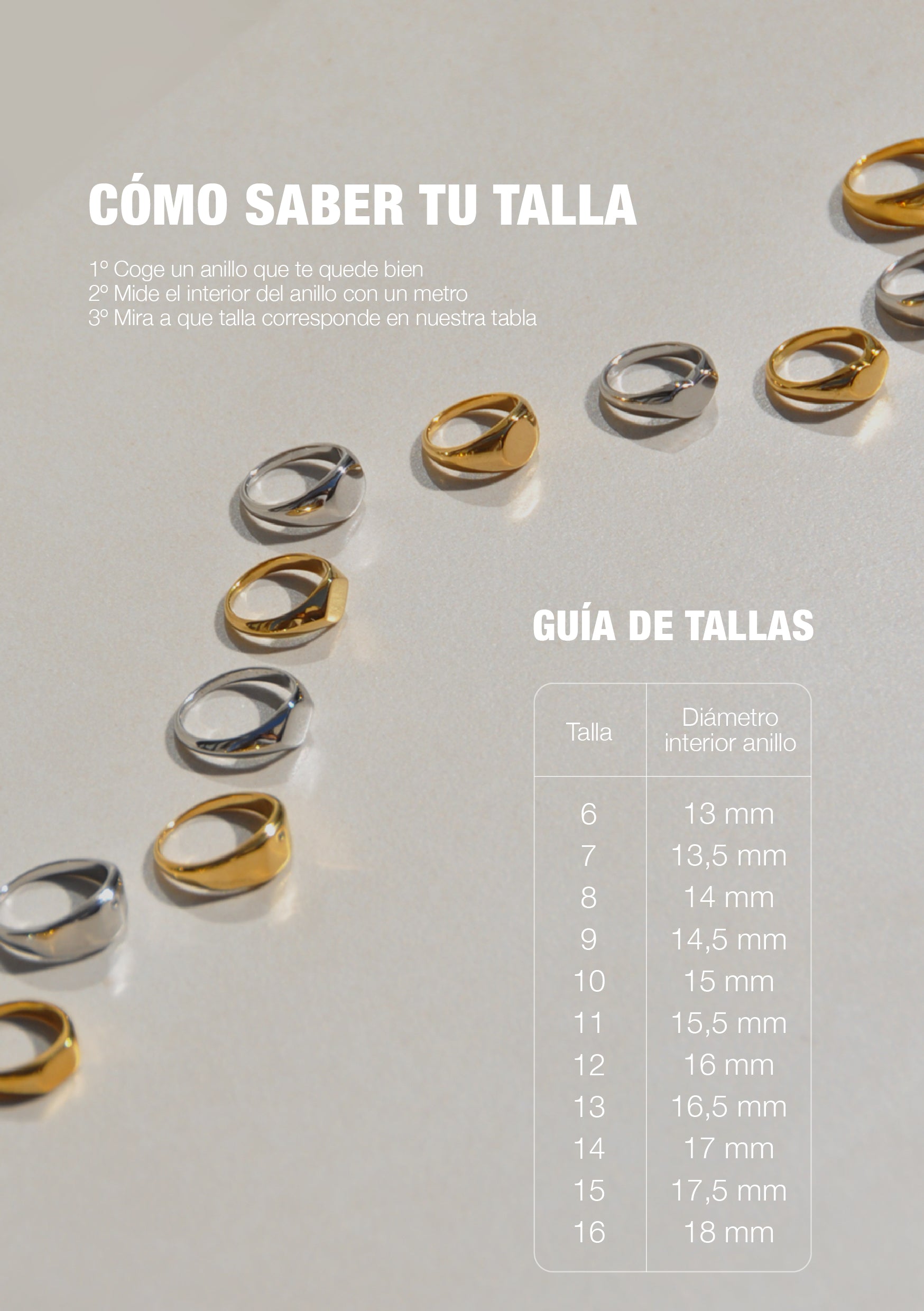 Anillo Mini Corazón Personalizable (meñique)