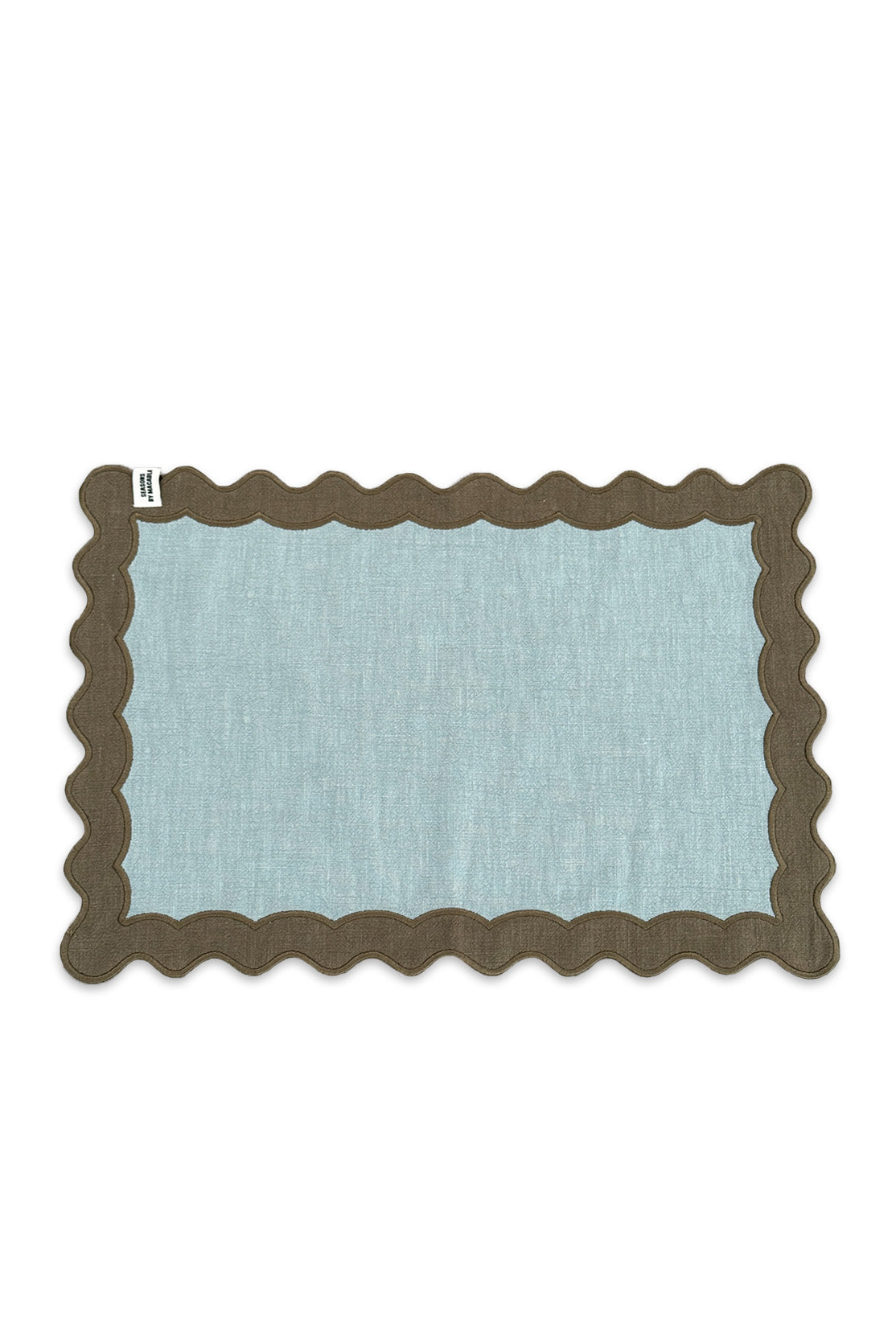 Mantel Individual Ondas Azul