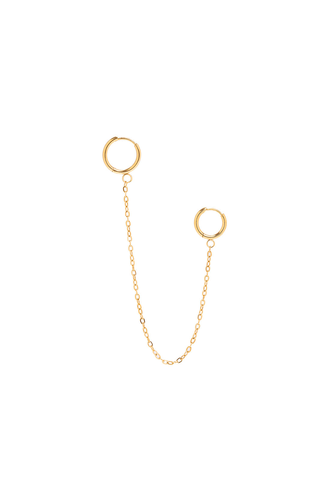 Mini boucle d'oreille chaîne