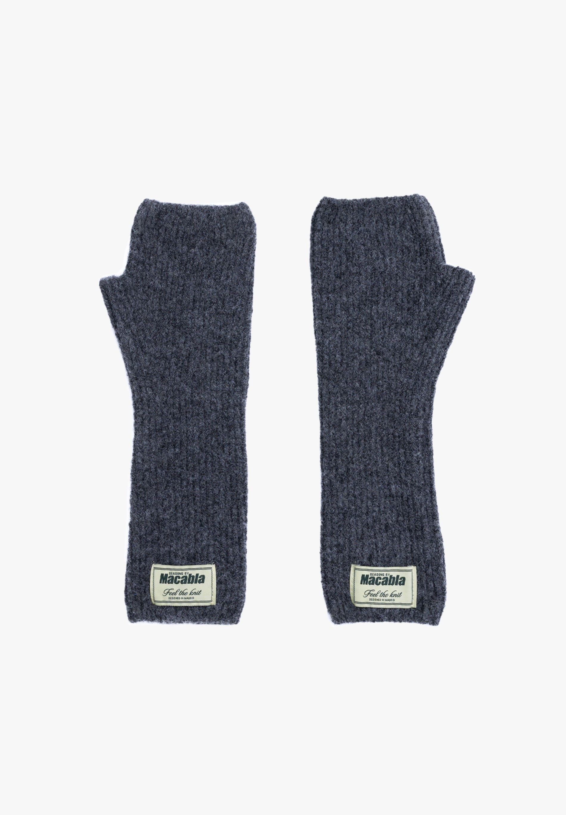 Dark Gray Mittens