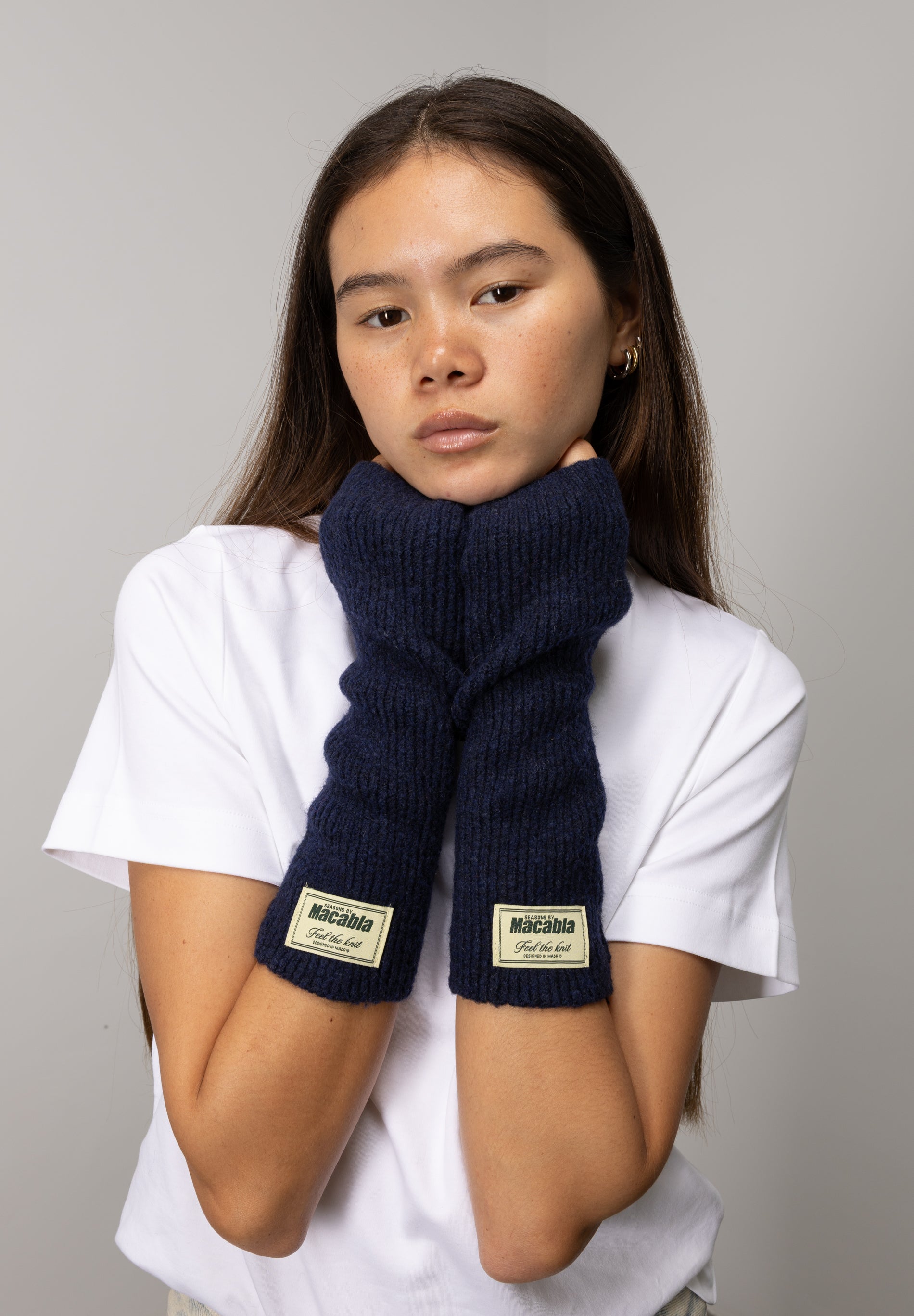 Navy Blue Mittens