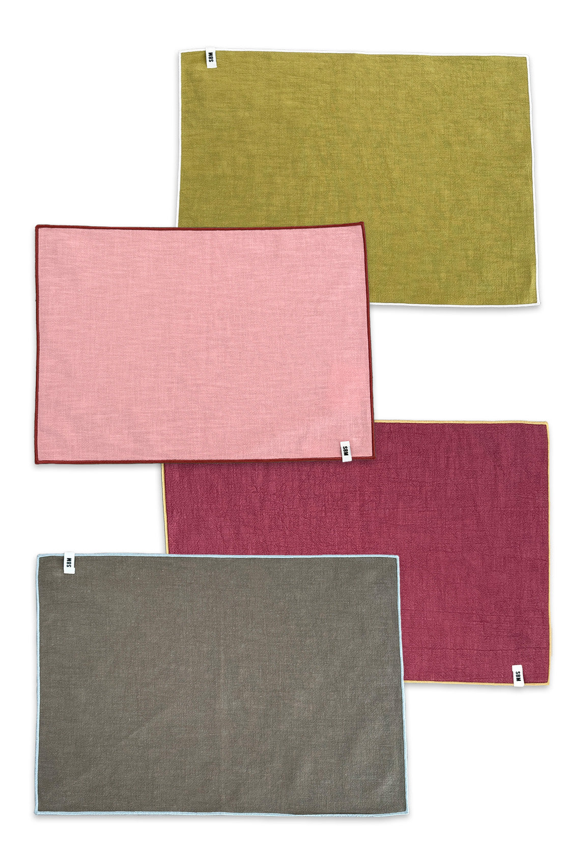 Pack de sets de table unis