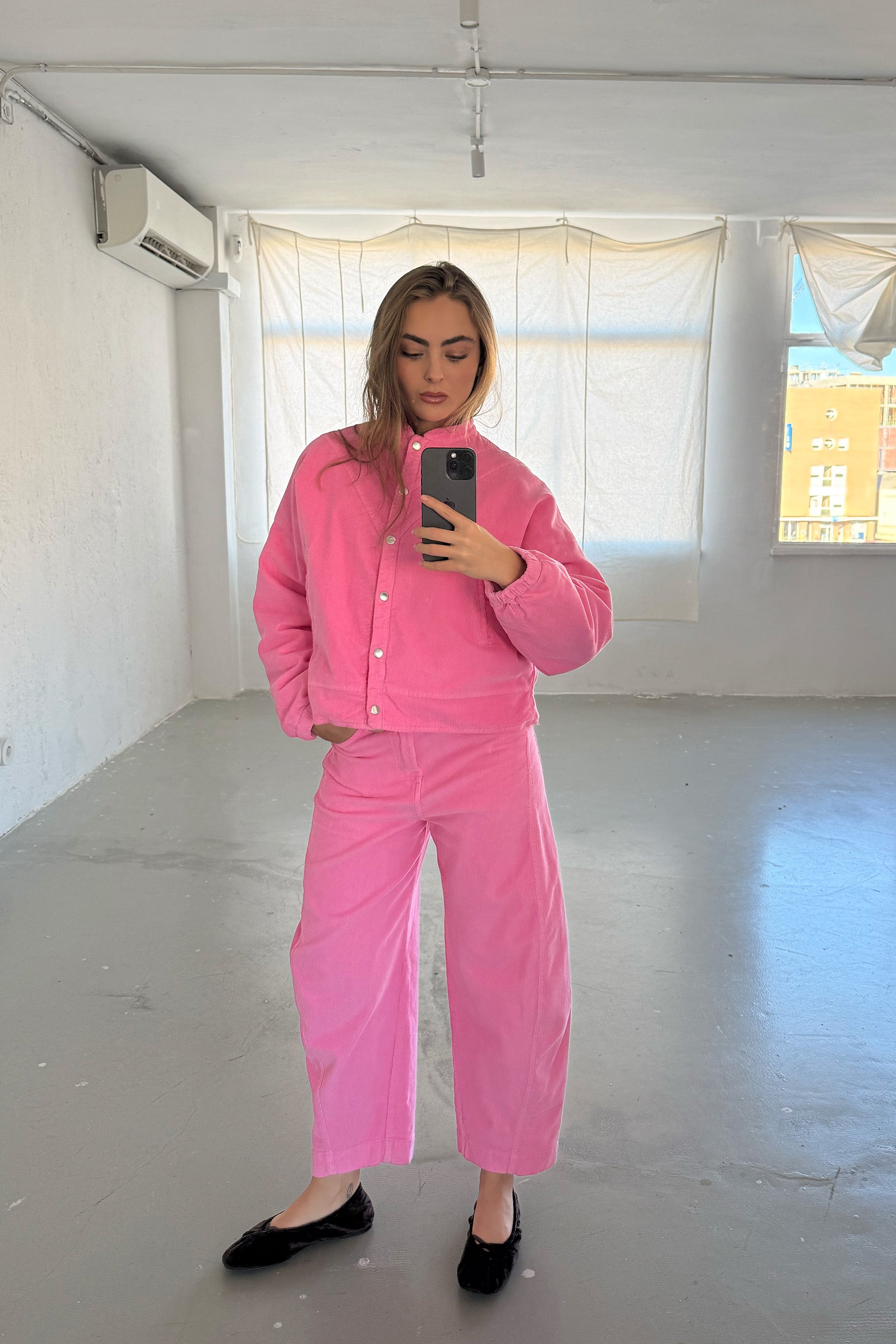 Pink Corduroy Set
