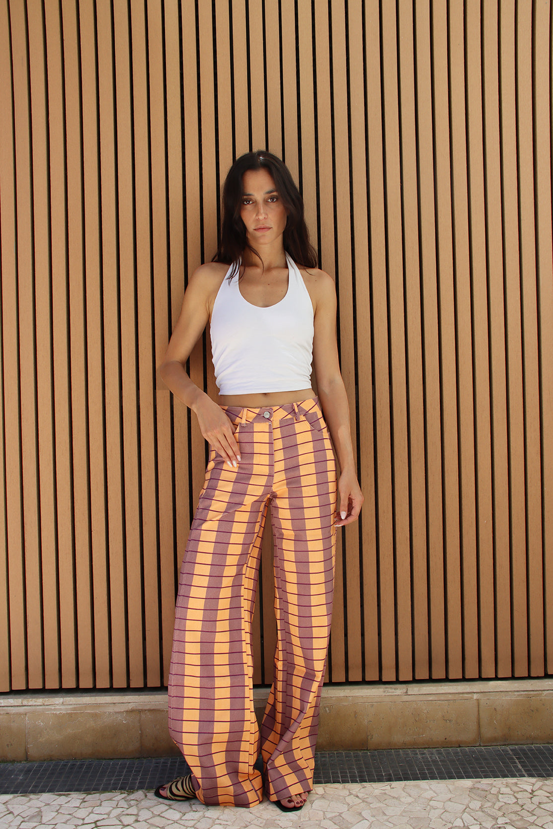 Pantalón Recto Mandarine