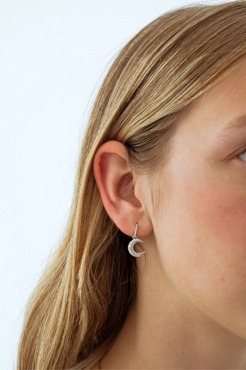 Moon Zircons Hoop (Unit)