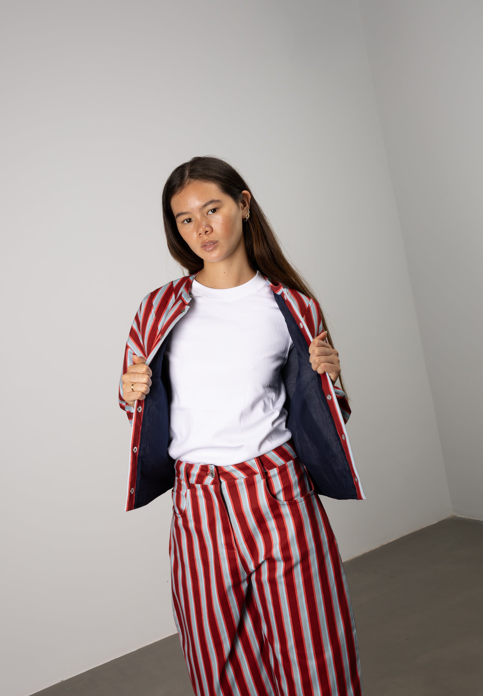 Bomber Burgundy Blue