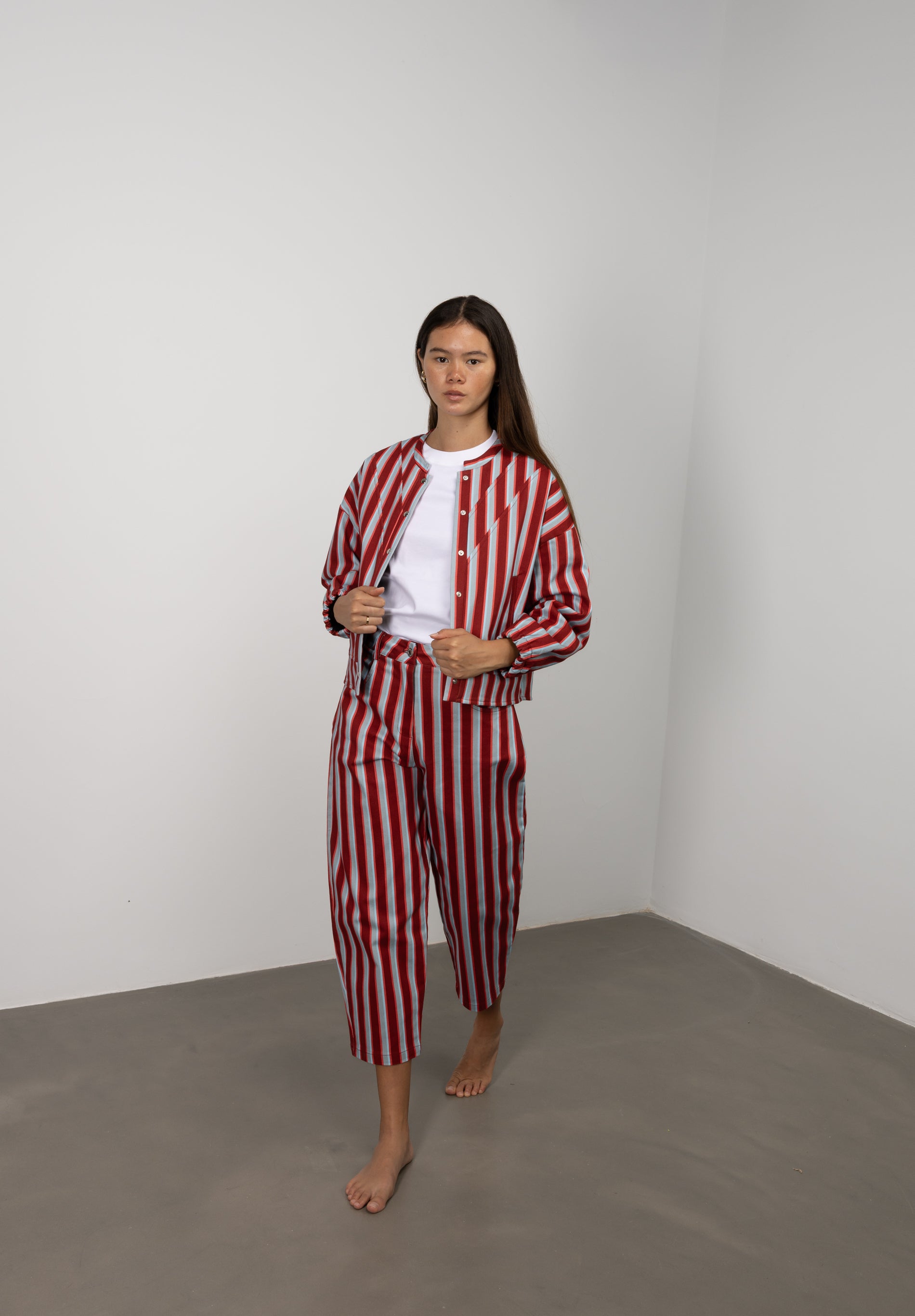 Bomber Burgundy Blue