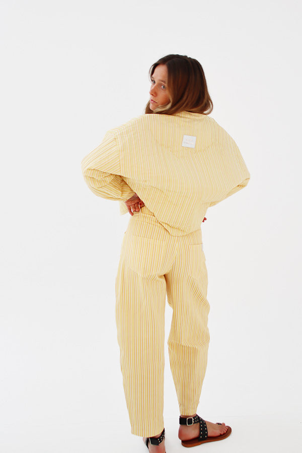 Set Rayas Orange
