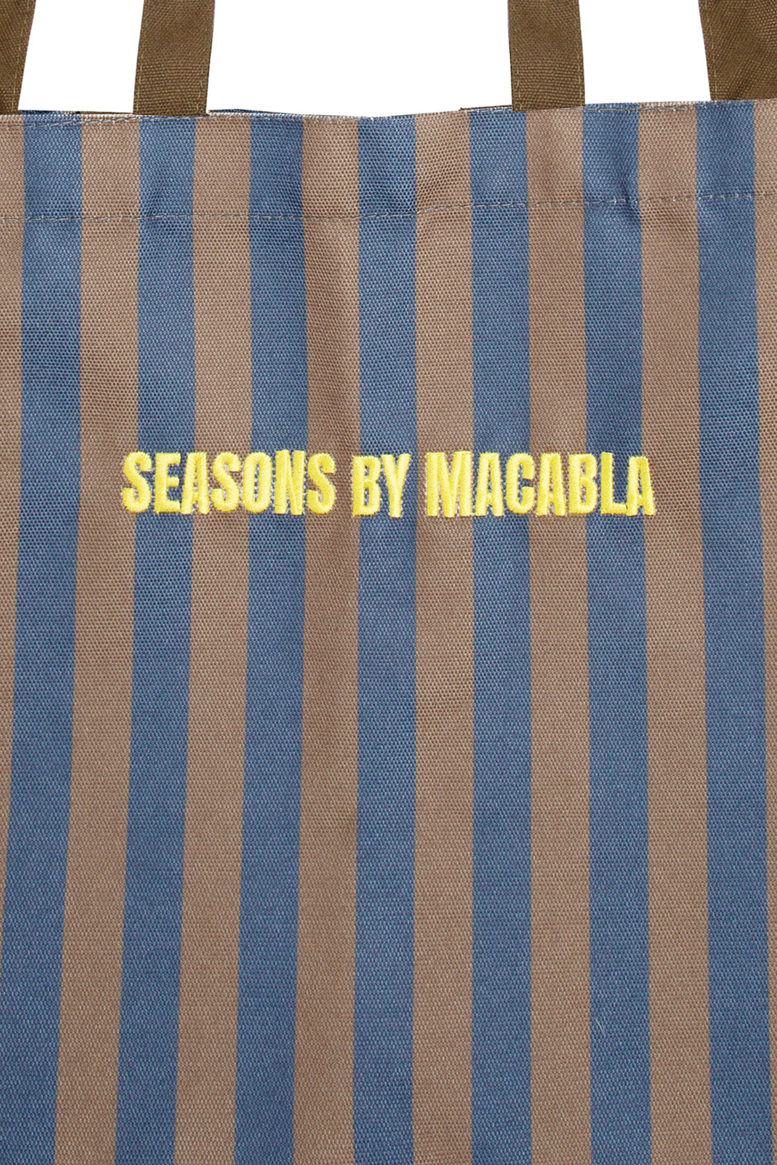 Sac fourre-tout à rayures bleu marine