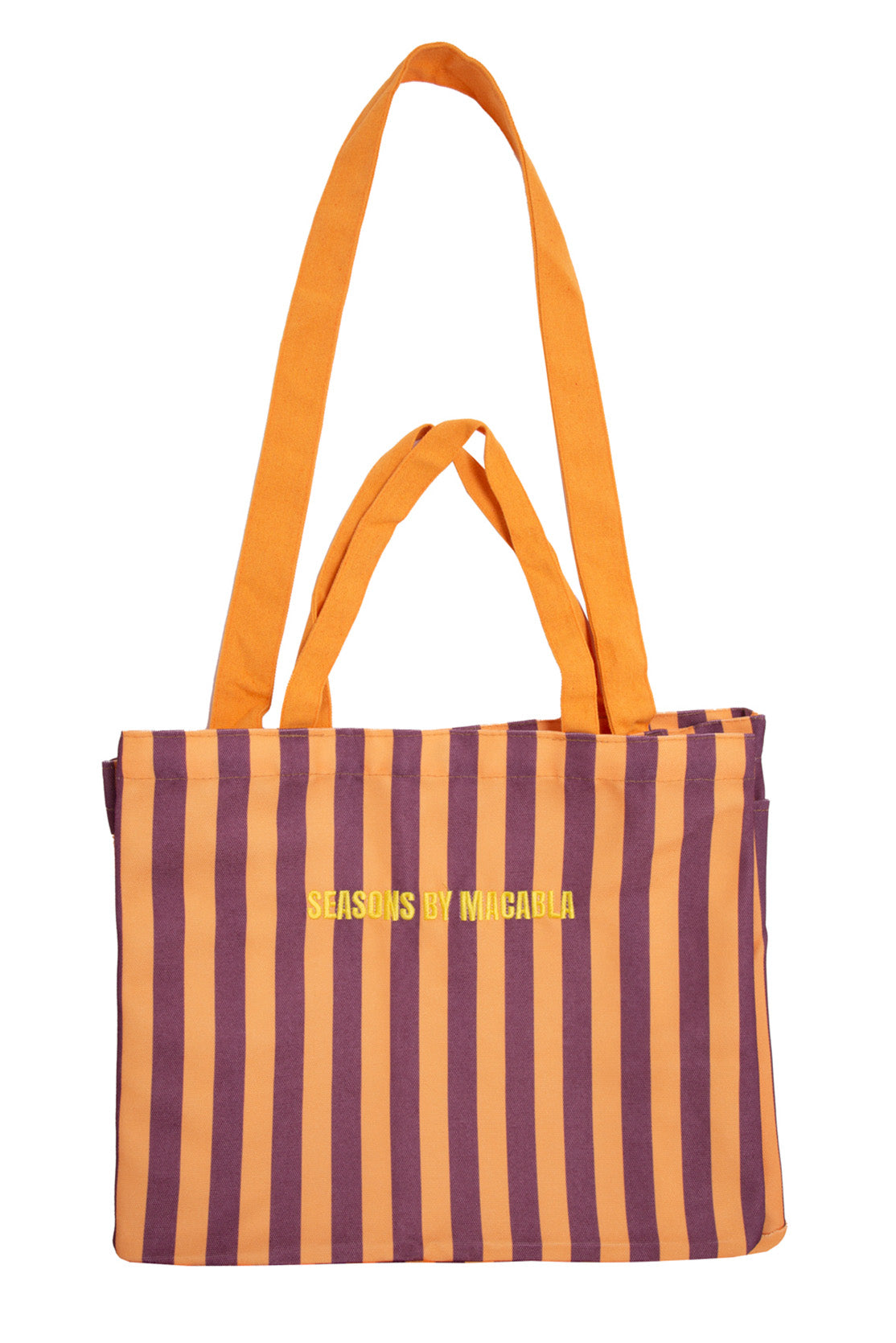 TOTE BAG STRIPES ORANGE