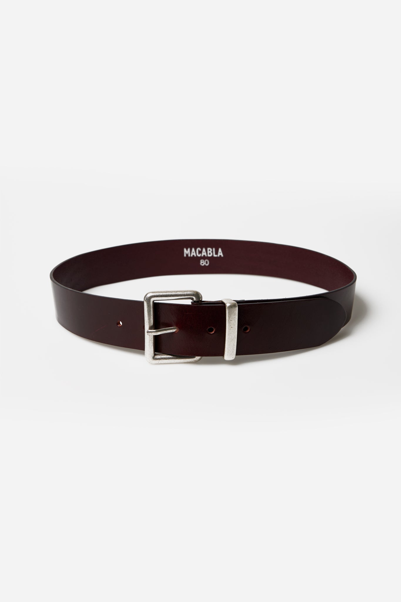 Basic Burgundy Belt