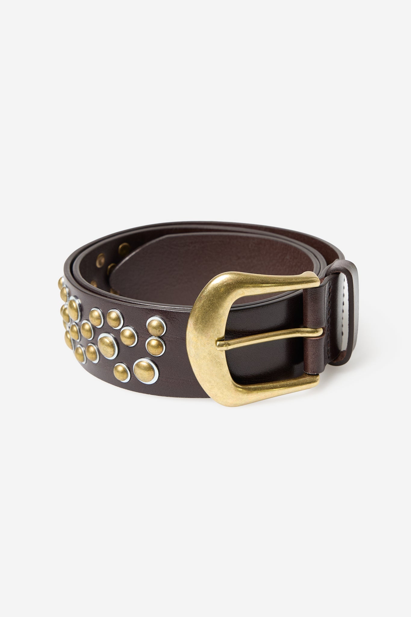 Brown Studded Belt