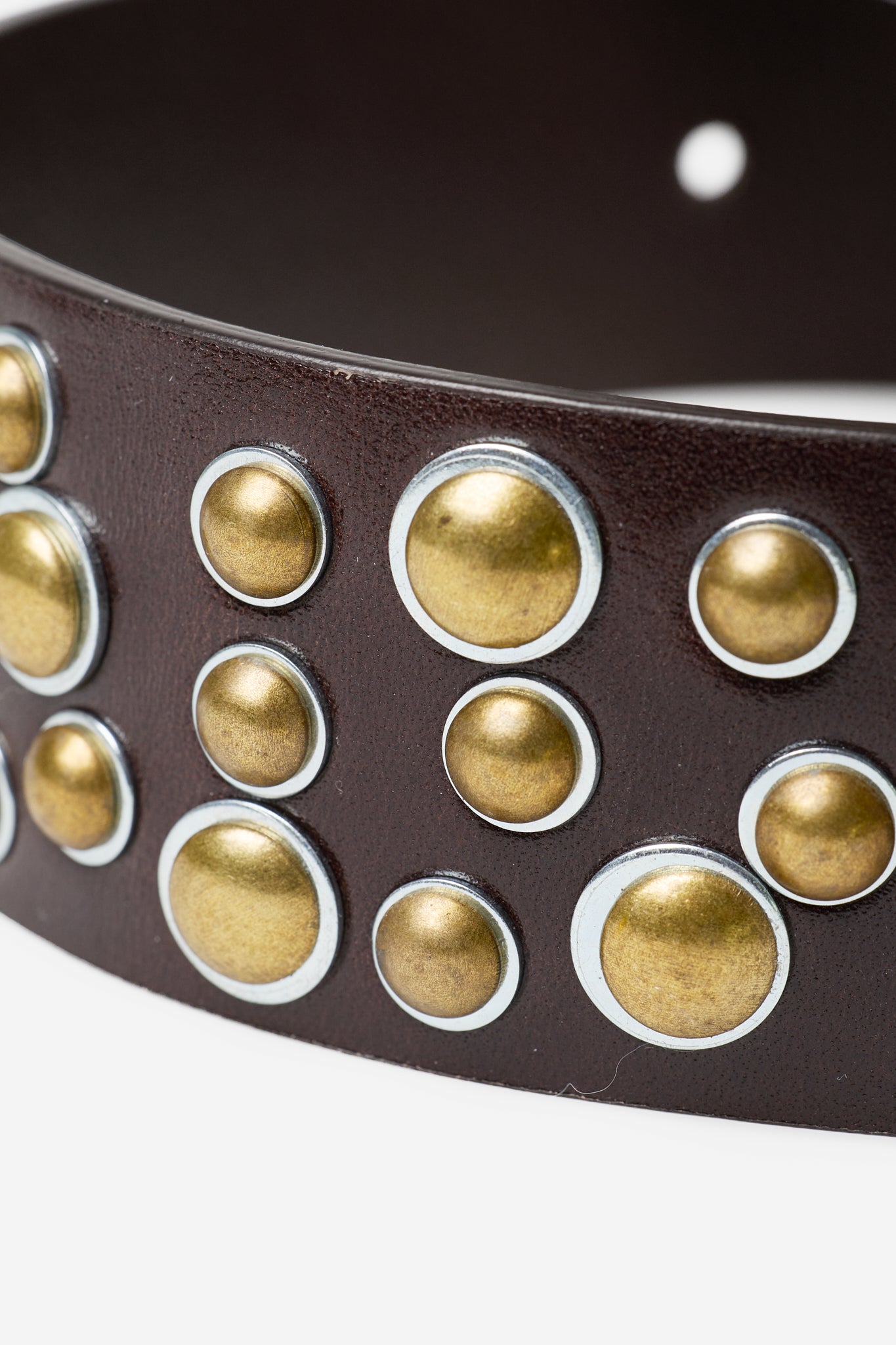 Brown Studded Belt