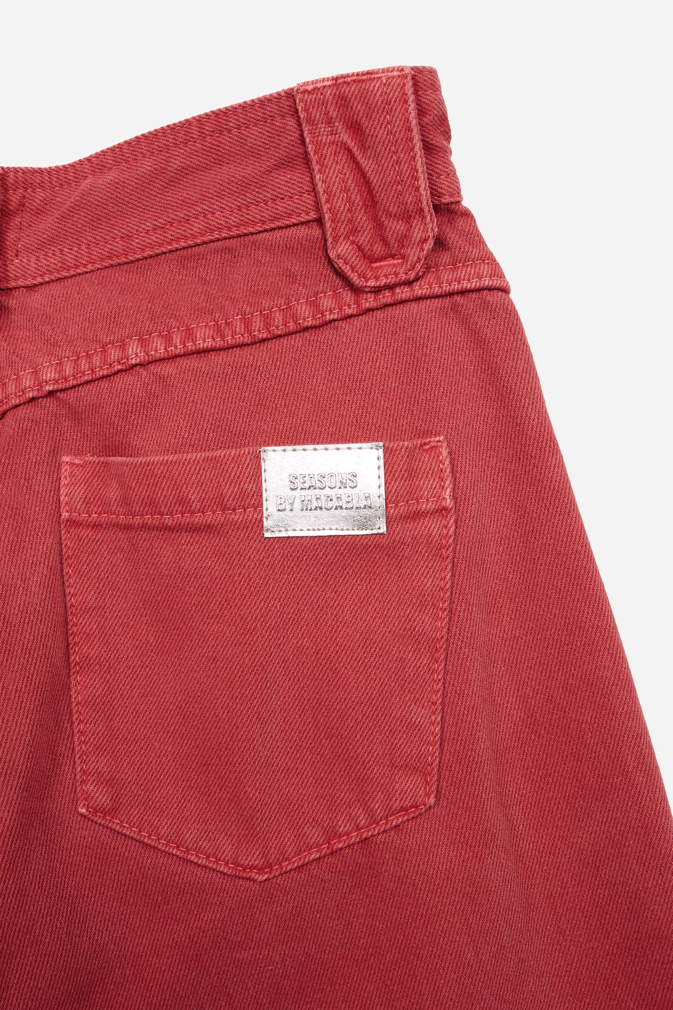 Pantalón Recto Rojo