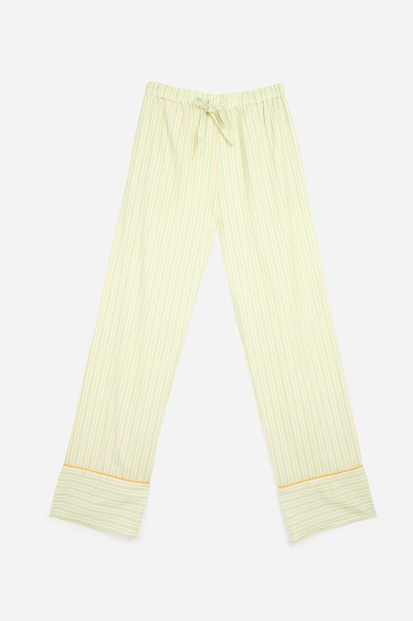 Unisex Green Striped Pyjamas