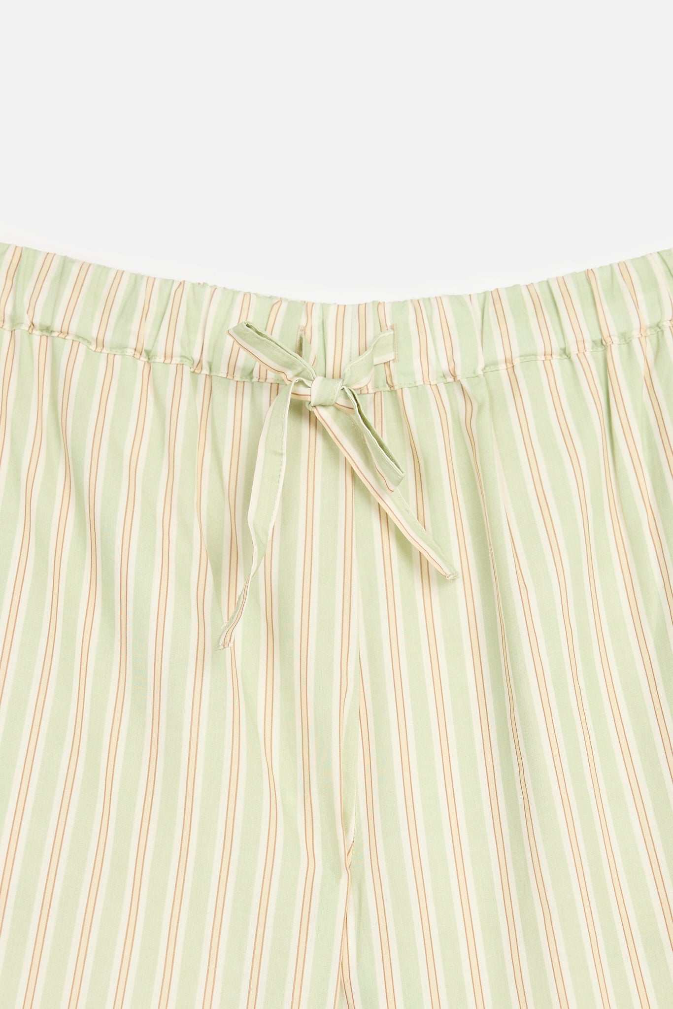 Unisex Green Striped Pyjamas