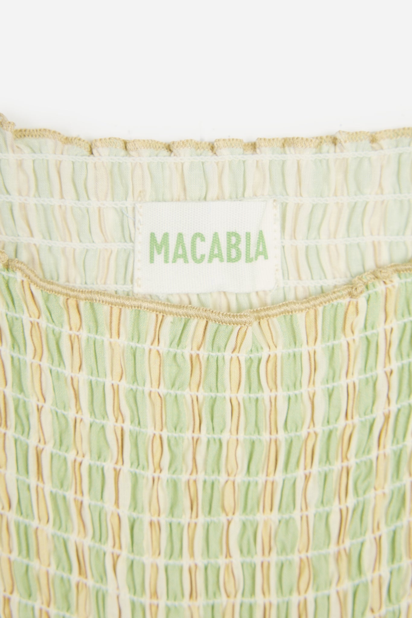 Green Striped Pyjama Top