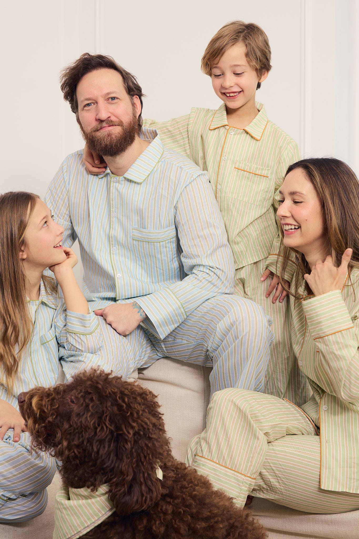 Unisex Blue Striped Pyjamas