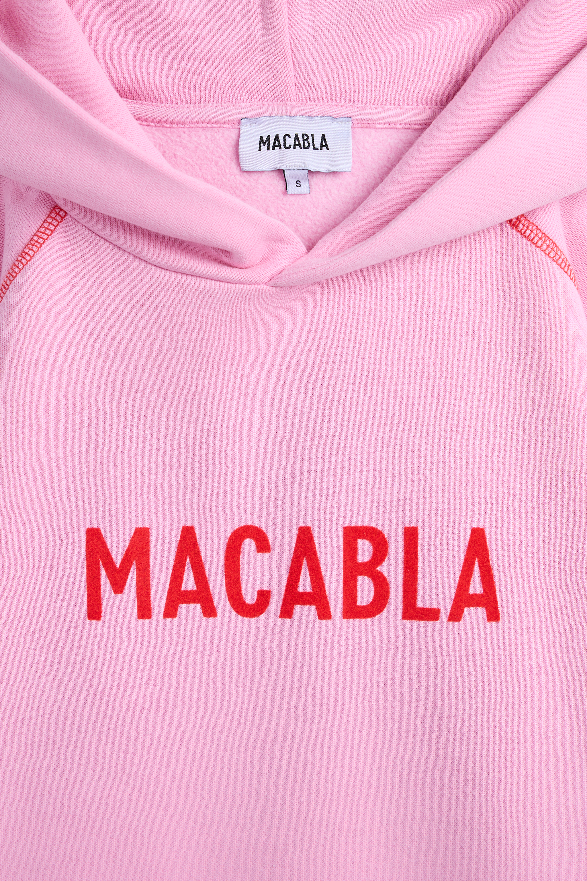 Sudadera Capucha Rosa MACABLA
