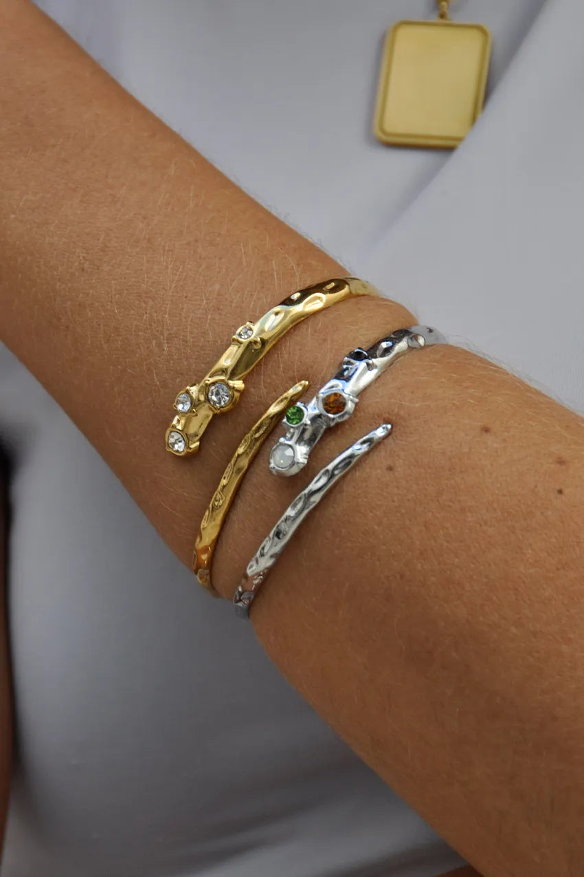 Brazalete Textura Circonitas