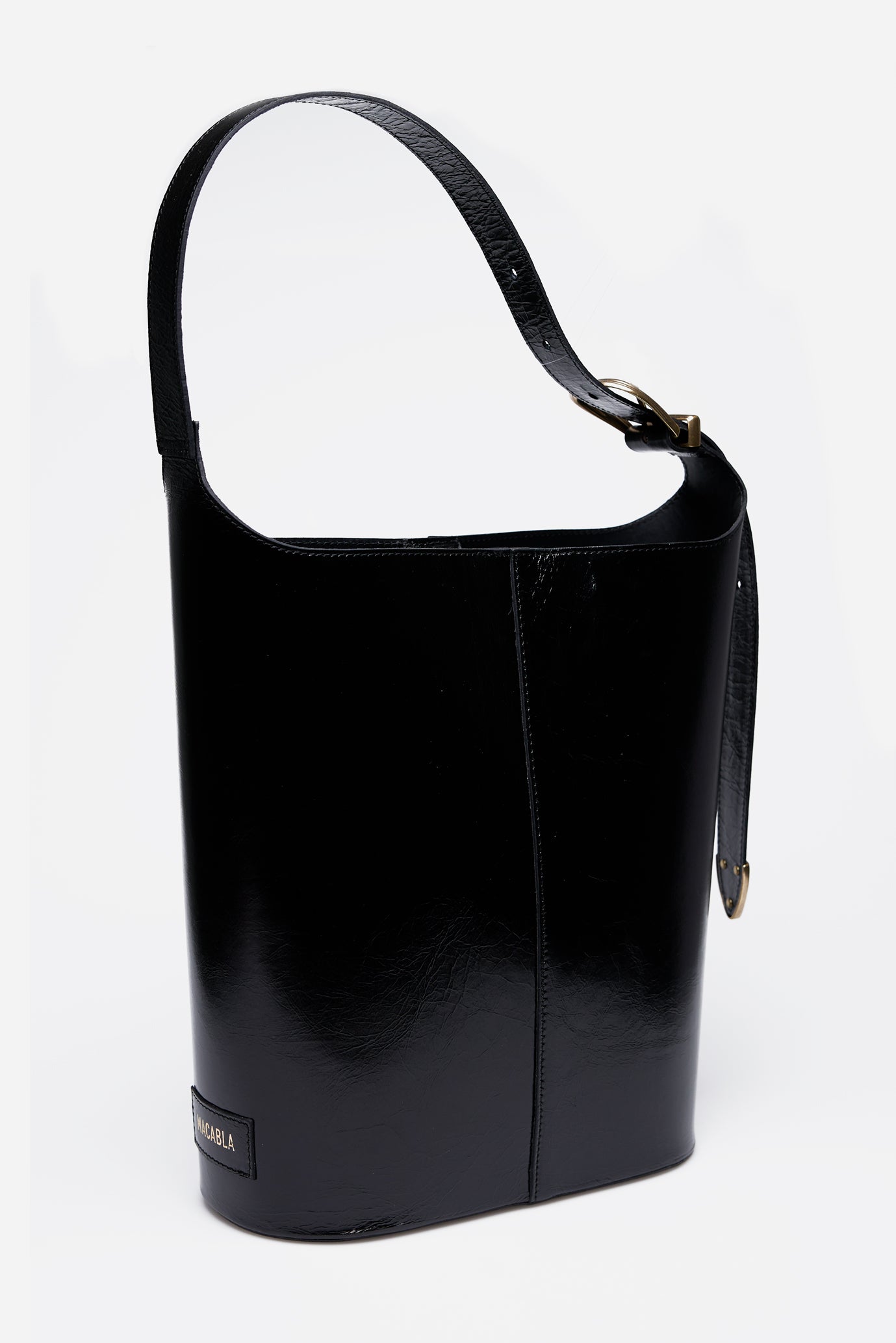 Black Bucket Bag