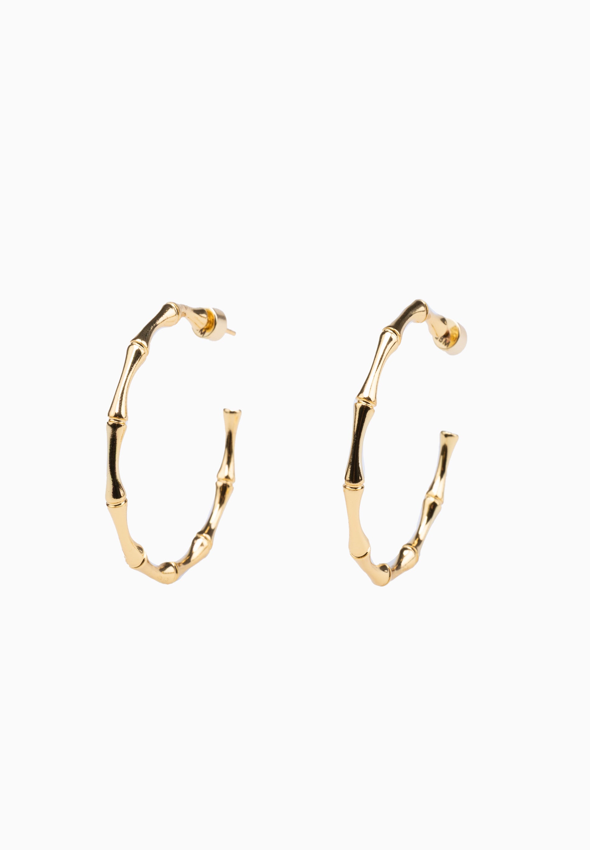 Medium Bamboo Hoops (Pair)
